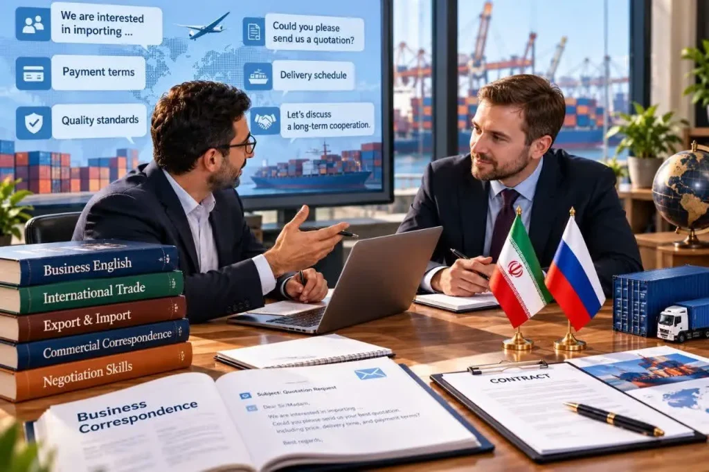 مکالمات رسمی بازرگانی به زبان انگلیسی